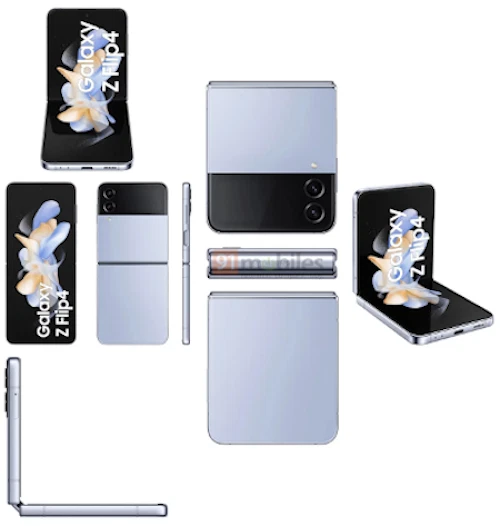 Samsung Galaxy Z Flip 4 5G in Blue