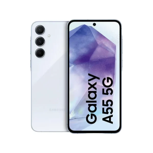Samsung Galaxy A55 5G in Iceblue